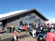 Sun terrace at Sky High Café