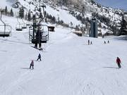 Easy slope at the Chickadee double chairlift