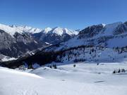View over the Ladurns ski area