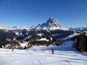 Spectacular view of Monte Pelmo in the ski resort of Civetta