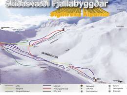 Trail map Skarðsdalur – Siglufjörður