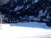 Easy beginner slope Mezoli in the valley area