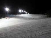 Night skiing