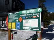 Information at the lift stations