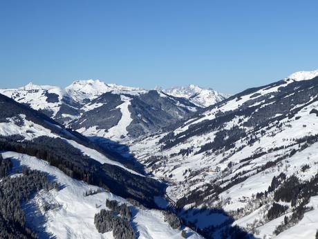 Pillersee Valley (Pillerseetal): size of the ski resorts – Size Saalbach Hinterglemm Leogang Fieberbrunn (Skicircus)
