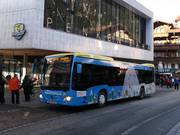Ski bus in Mayrhofen at the Penkenbahn