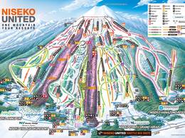 Trail map Niseko United – Annupuri/Grand Hirafu/Hanazono/Niseko Village