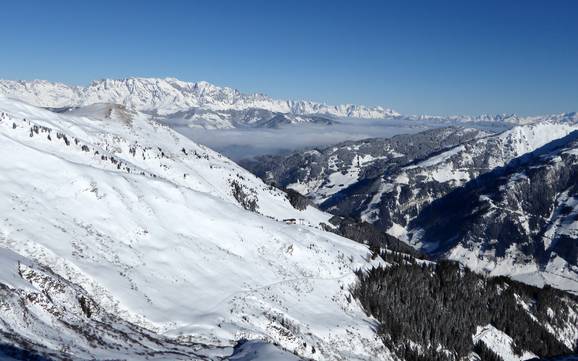 Raurisertal: size of the ski resorts – Size Rauriser Hochalmbahnen – Rauris