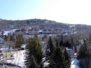 Ski runs lead directly to the apartments