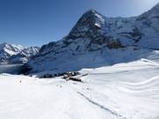 View from Lauberhorn to Kleine Scheidegg