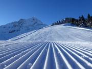First-class slope grooming in St. Johann in Tirol