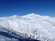 View of the slopes at the Frühmesserbahn