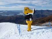 High-performance snow cannon in the Treble Cone ski area