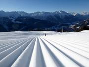 Perfect for beginners is the slope at the Mattenlift.