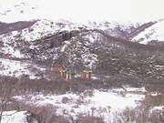 View of the Nevados de Chillán accommodations