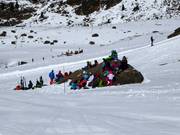 Lunch break at Kreuzboden