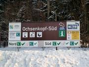Information board at Ochsenkopf Sued