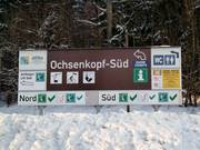Information board Ochsenkopf Süd