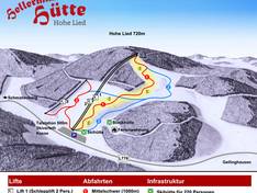 Trail map Hohe Lied – Gellinghausen (Schmallenberg)