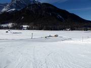 Easy and wide slopes in Moos