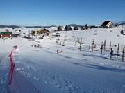 Practice area with rope lift