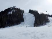 Difficult slope Snövesslan