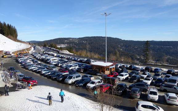 Zwieseler Winkel: access to ski resorts and parking at ski resorts – Access, Parking Arber
