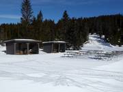Barbecue area in the Hafjell ski resort