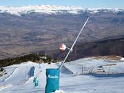 Snow lance in Masella