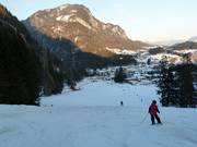 View of the slope at the platter lift