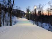 Night skiing