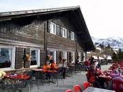 Typical hut in the Les Portes du Soleil ski area