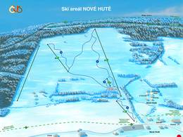 Trail map Nové Hutě