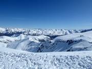 View towards the New Zealand Alps