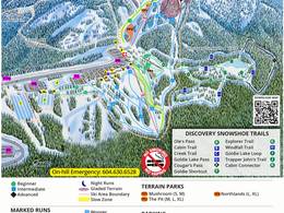 Trail map Mount Seymour