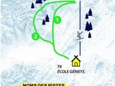 Trail map Plateau de Beille