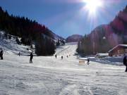 Gamskogel East descent towards Weltcuparena