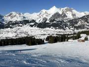 View across the ski resort of Wildhaus