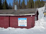 Information about the slopes at the ski lift