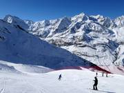 Panorama on the Karjoch piste