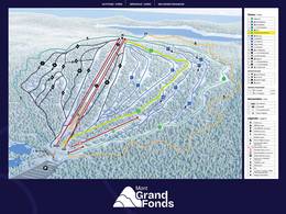 Trail map Le Mont Grand-Fonds