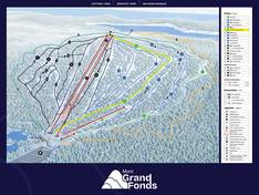 Trail map Le Mont Grand-Fonds