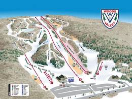 Trail map Woods Valley