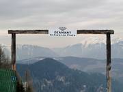 Start of the difficult slope