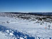View of the practice slopes at Trysil Høyfjellssenter