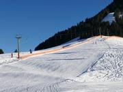 Easy slope at the Ressebichl drag lift