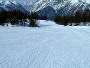 The red slope 77 to Sansicario