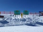 Signage at the Samsonbahn