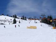 Slope at the Orange Bubble Express chairlift