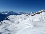 View of the ski resort and Matterhorn from the Sparrhorngrat